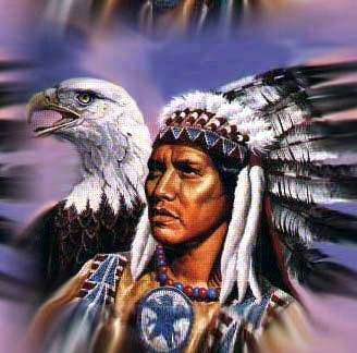 L'Aigle et l'indien